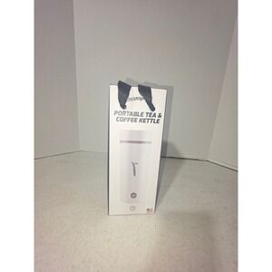 Journeyman Portable Tea & Coffee Kettle Unisex OS White New Electric Travel Mug